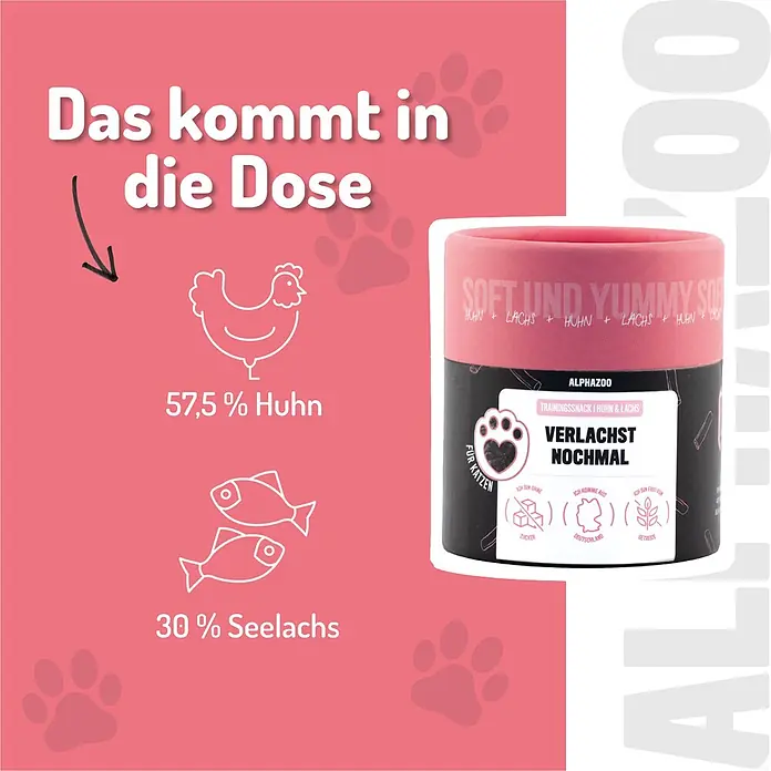 Alphazoo Katzensnack Verlachst Nochmal - 195 g