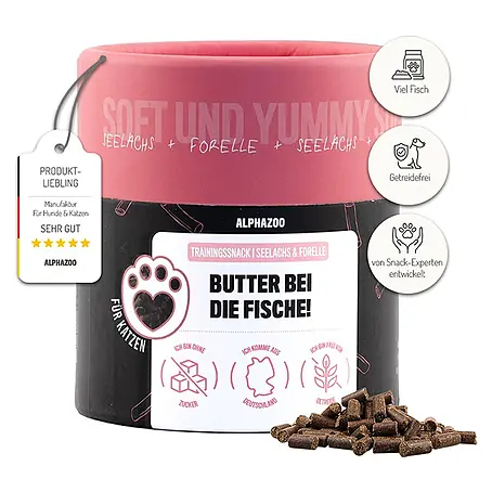 Alphazoo  Katzensnack Butter bei die Fische