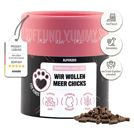 Alphazoo  Hundesnack Wir wollen Meer Chicks