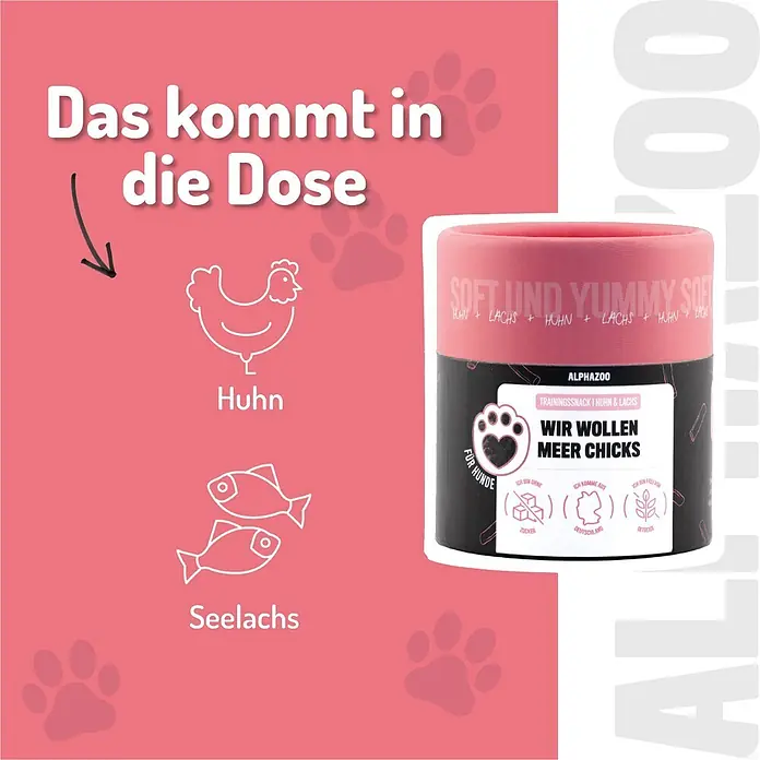 Alphazoo Hundesnack Wir wollen Meer Chicks - 65 g