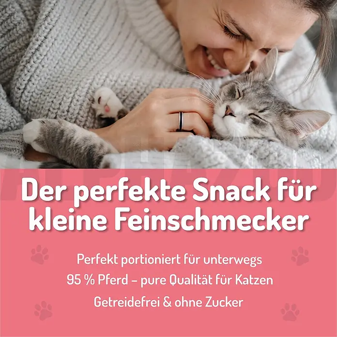 Alphazoo Katzensnack Pferdammt Lecker - 195 g