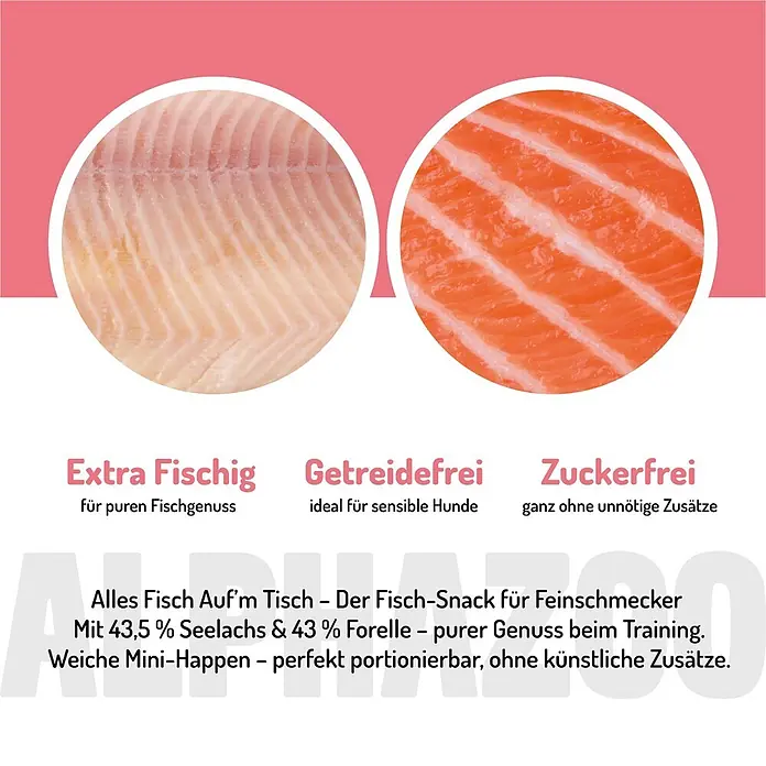 Alphazoo Hundesnack Alles Fisch Auf’m Tisch - 65 g