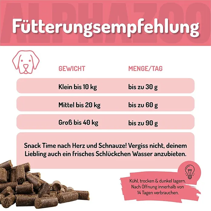 Alphazoo Hundesnack Kleines Rinderz-Vous - 195 g