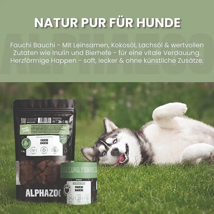 Alphazoo Hundesnack Fauchi Bauchi Leckerli - 160 g