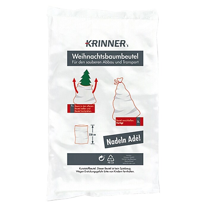 Krinner Basic Kerstboomstandaard (S, Geschikt voor: Kerstbomen tot 1,8 m)
