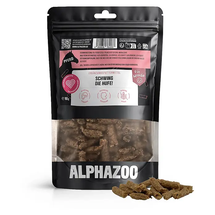 Alphazoo Hundesnack Schwing Die Hufe - 160 g
