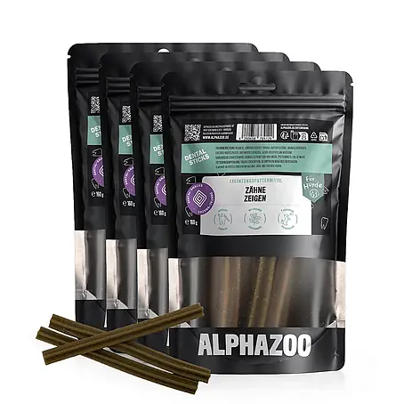 Alphazoo  Hundesnack Zähne zeigen Kaustange