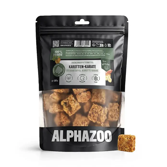 Alphazoo Hundesnack Karotten-Karate - 260 g