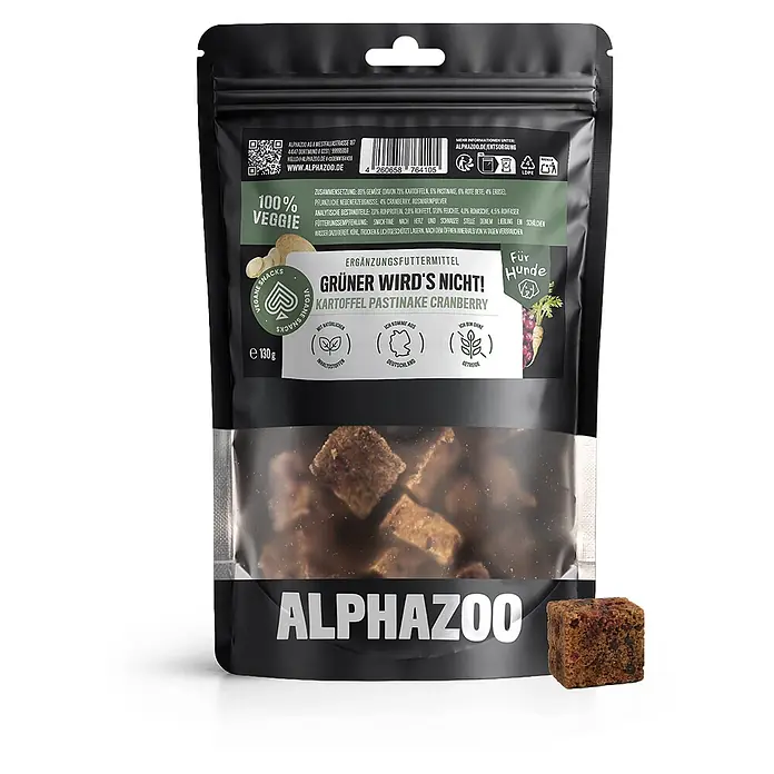 Alphazoo Hundesnack Grüner wird's nicht - 130 g