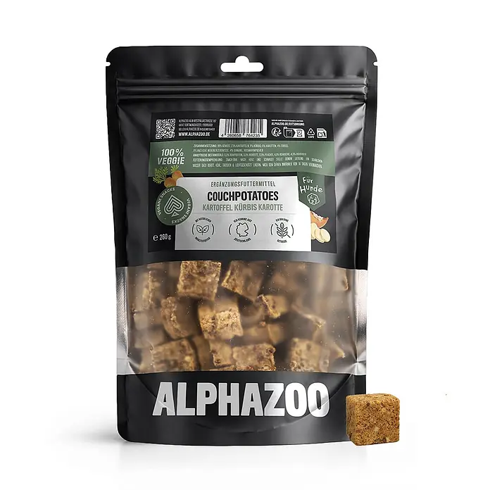 Alphazoo Hundesnack Couchpotatoes - 260 g