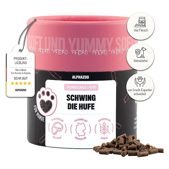 Alphazoo Hundesnack Schwing Die Hufe - 65 g