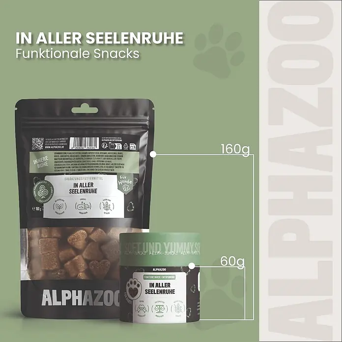 Alphazoo Hundesnack In aller Seelenruhe Leckerli - 60 g
