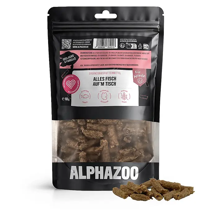 Alphazoo Hundesnack Alles Fisch Auf’m Tisch - 160 g
