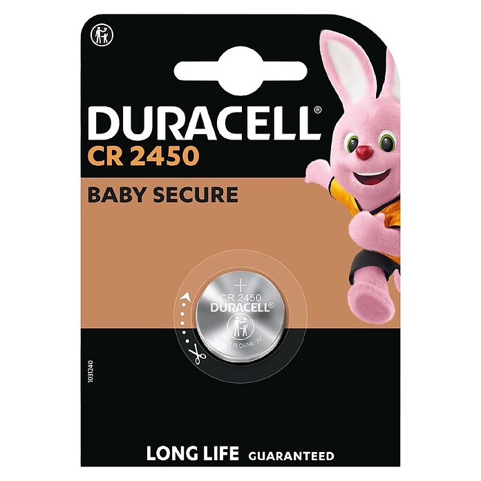 Duracell Litijeva baterija CR2450 B1  (3 V, 1 kos) | 3351 - Alkali Marke | CBHA - Batterien Marke | CBH - Batterien/Taschenlampen | CB - Elektroinstallation | C - Elektro | BAUHAUS