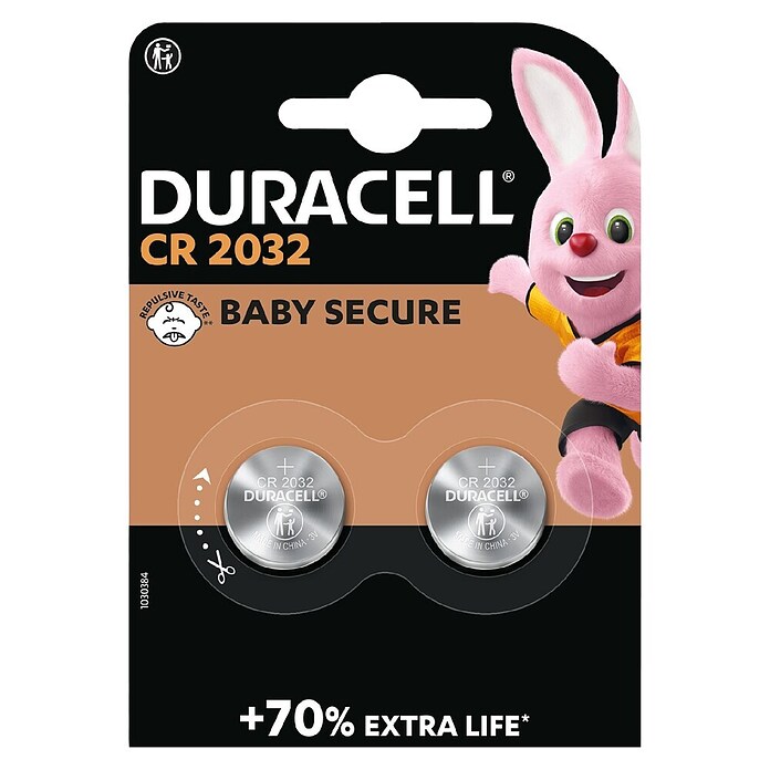 Duracell Litijeva baterija CR2032  (3 V, 2 kos) | 3352 - Akku Marke | CBHA - Batterien Marke | CBH - Batterien/Taschenlampen | CB - Elektroinstallation | C - Elektro | BAUHAUS