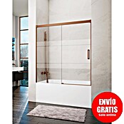 GME Mampara para bañera Basic (An x Al: 155 x 150 cm, Vidrio serigrafiado, Cobre) | BAUHAUS