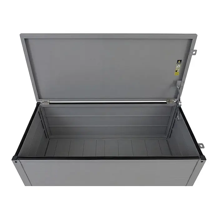 Proregal Garten-Aufbewahrungsbox Verkleidung für Klimaanlage/Wärmetauscher - Grau, Metall