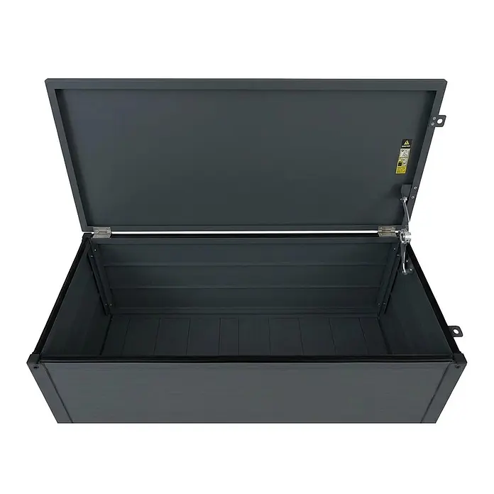 Proregal Garten-Aufbewahrungsbox Verkleidung für Klimaanlage/Wärmetauscher - Grau, Metall