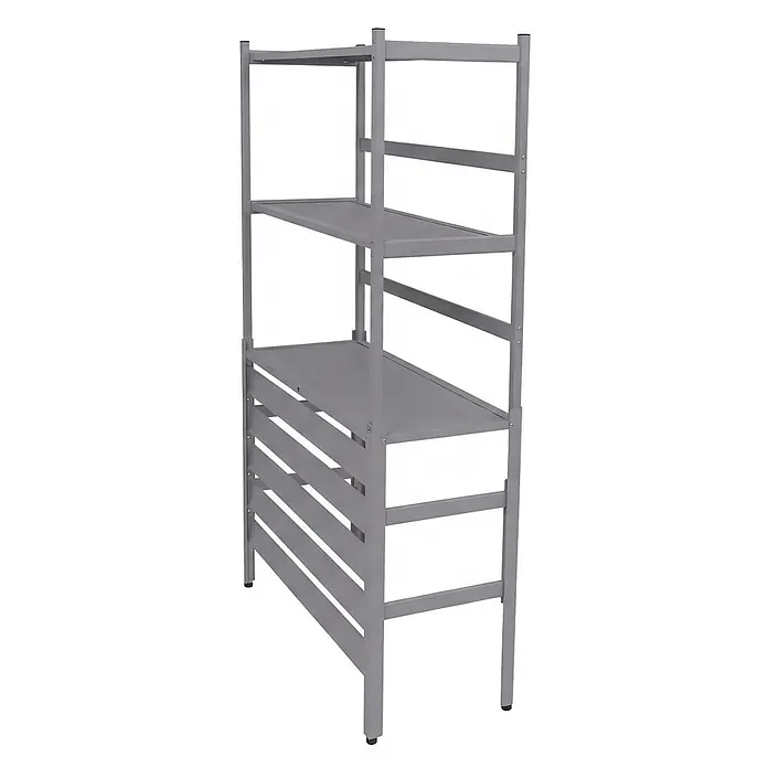Proregal Geräteschrank Verkleidung für Klimaanlage/Wärmetauscher - Außenbreite inkl. Dachüberstand: 90 cm, Außentiefe inkl. Dachüberstand: 38 cm, Metall, Grau