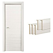 Solid Elements Pack puerta de interior Fresno Eslovenia (72,5 x 203 cm, Apertura según normativa: Derecha, Blanco Fresno, Maciza) | BAUHAUS
