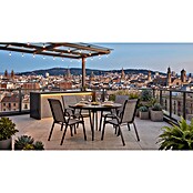 Set de muebles de jardín (5 pzs., Negro) | BAUHAUS