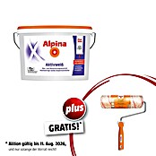 Alpina Wandfarbe Aktivweiß PLUS Farbroller GRATIS (Weiß, Matt, Abtönbar) | BAUHAUS