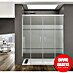 GME Mampara de ducha frontal Basic Spazio Frost 