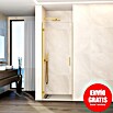 GME Mampara de ducha frontal Glass A (80 x 195 cm, Espesor de vidrio: 6 mm, Titanio) | BAUHAUS