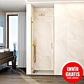GME Mampara de ducha frontal Glass A (80 x 195 cm, Espesor de vidrio: 6 mm, Oro) | BAUHAUS
