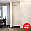GME Mampara de ducha frontal Glass A (70 x 195 cm, Espesor de vidrio: 6 mm, Blanco) | BAUHAUS
