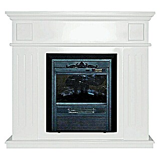 Električni kamin (Bele barve/črne barve, 2.000 W, Do x Š x V: 26 x 109 x 110 cm)