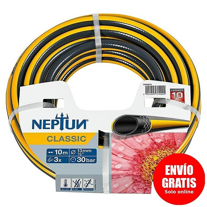 Neptun Classic Manguera para jardín Classic (Largo: 10 m, Diámetro tubo flexible: 13 mm (½''))
