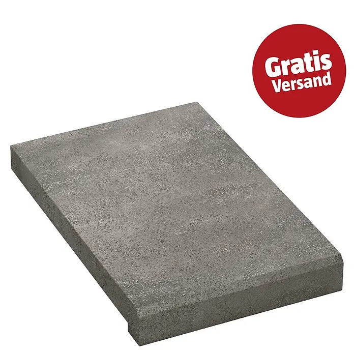 SAS Tessera Poolrandplatte - 32,8 x 50 x 6 cm, Anthrazit, Beton - Kampagnenbild