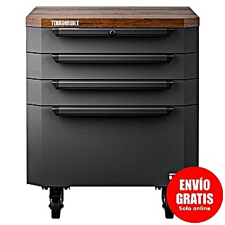 ToughBuilt Cajonera con ruedas (L x An x Al: 47 x 71 x 84 cm, Capacidad de carga: 181 kg, Número de cajones: 4 ud.)