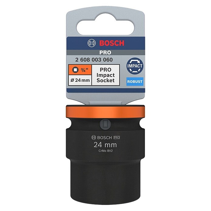 Bosch Inserto para llaves de vaso (Diámetro: 24 mm, ¾″) | BAUHAUS