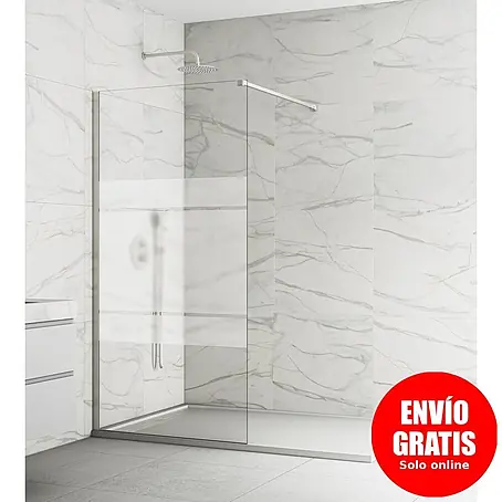 GME  Mampara de ducha fija Screen Frost