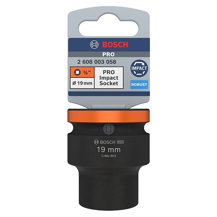 Bosch Inserto para llaves de vaso (Diámetro: 19 mm, ¾″) | BAUHAUS
