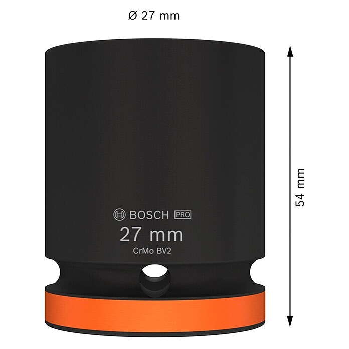 Bosch Inserto para llaves de vaso (Diámetro: 27 mm, ¾″) | BAUHAUS