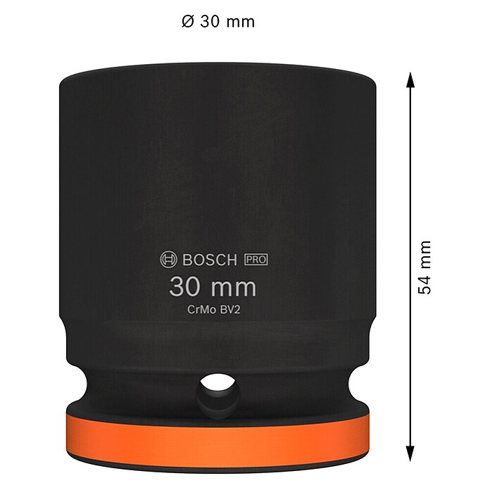 Bosch Inserto para llaves de vaso (Diámetro: 30 mm, ¾″) | BAUHAUS