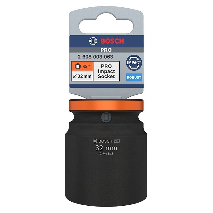 Bosch Inserto para llaves de vaso (Diámetro: 32 mm, ¾″) | BAUHAUS