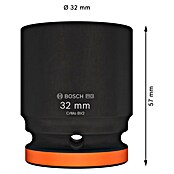 Bosch Inserto para llaves de vaso (Diámetro: 32 mm, ¾″) | BAUHAUS