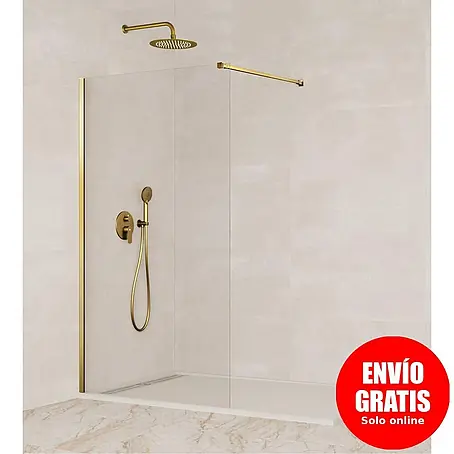 GME  Mampara de ducha fija + brazo Screen