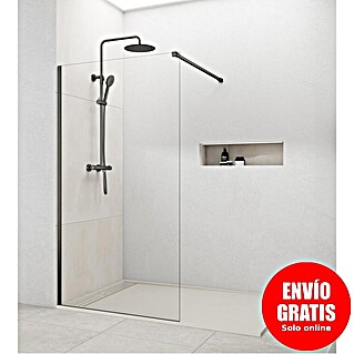 GME Mampara de ducha fija Screen Titanio (An x Al: 78 x 195 cm, Titanio)