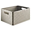 Rotho Korb Country A4 (Cappuccino, 18 l)