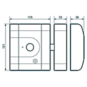 AYR Cerradura electrónica Lock-PRO (Blanco, Bluetooth, Mediante app) | BAUHAUS