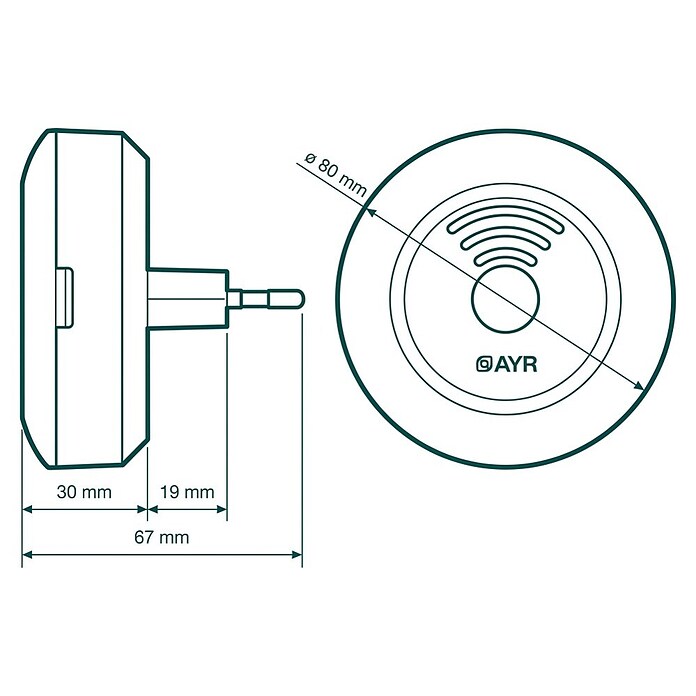 AYR Puente de conexión BT/WIFI (Específico para: Cerraduras int-LOCK PRO y/o int-ELEK) | BAUHAUS