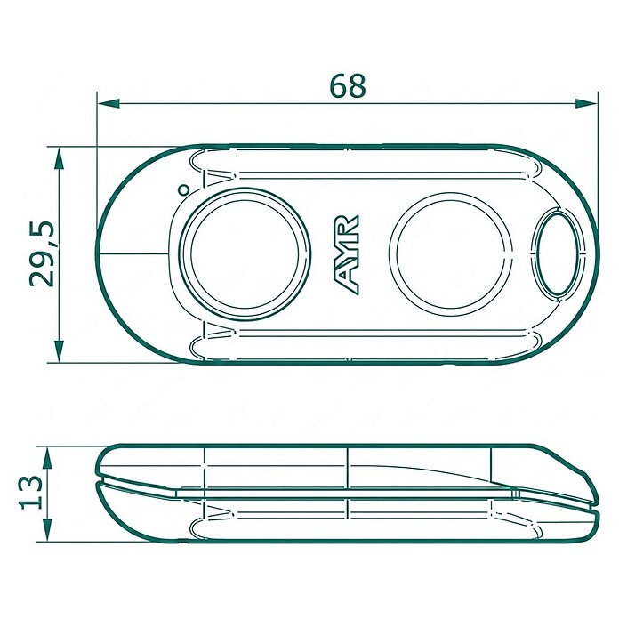 AYR Control remoto IntLock Key Pro (Específico para: Cerraduras electrónicas AYR InLock) | BAUHAUS