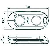AYR Control remoto IntLock Key Pro (Específico para: Cerraduras electrónicas AYR InLock) | BAUHAUS