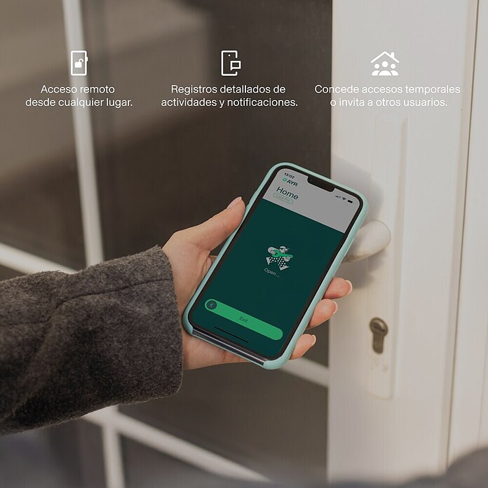 AYR Cerradura electrónica Lock-PRO (Blanco, Bluetooth, Mediante app) | BAUHAUS