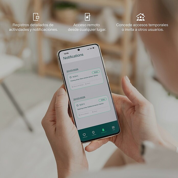 AYR Sensor de apertura inalámbrico Keep (Bluetooth) | BAUHAUS